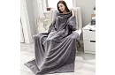 Televíziós takaró - köntös XXL - Világos szürke