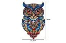 Fa fából készült baglyos puzzle - 177 darab - 38 x 21,5 cm