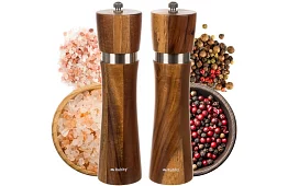 Akács fűszer kézi malmok – 2 darabos készlet