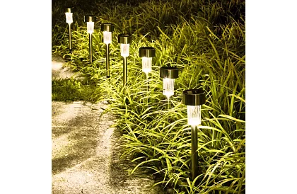 Napfény kert világítás – 10 darabos készlet
