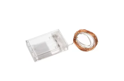 Mesterséges borostyán LED világítással - hossz 25m