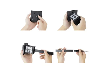 Napfénykertek lámpák – lámpák 6 darab a készletben