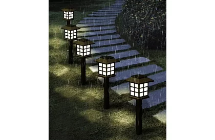 Napfénykertek lámpák – lámpák 6 darab a készletben