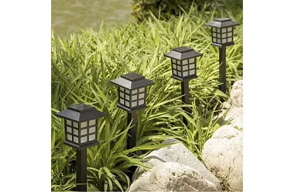 Napfénykertek lámpák – lámpák 6 darab a készletben