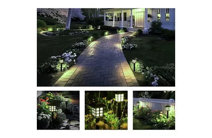 Napfénykertek lámpák – lámpák 6 darab a készletben