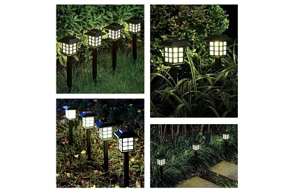 Napfénykertek lámpák – lámpák 6 darab a készletben