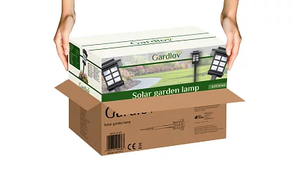 Napfénykertek lámpák – lámpák 6 darab a készletben