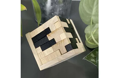 Fa ácsolható fa rejtvény - Tetris