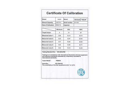 Nyomaték kulcs 1/4 rögzítéssel - 2-24 Nm tokban