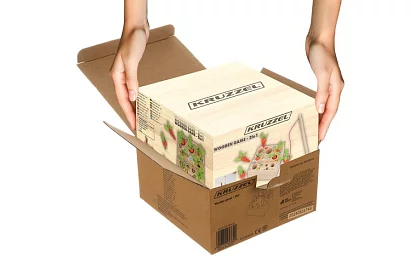 Fa wooden educational game 2in1 – mágneses kert