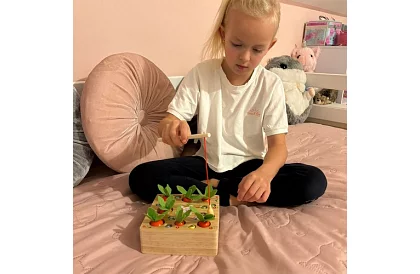 Fa wooden educational game 2in1 – mágneses kert