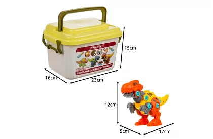 Csavarozható építőjáték – dinoszauruszok 4 az 1-ben