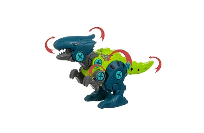 Csavarozható építőjáték – dinoszauruszok 4 az 1-ben