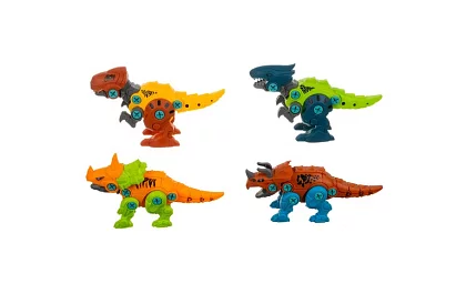 Csavarozható építőjáték – dinoszauruszok 4 az 1-ben