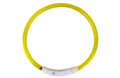 Világító LED nyakörv USB töltéssel és állítható hosszúsággal