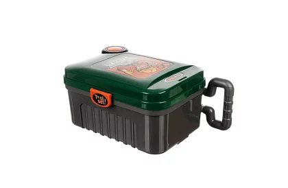 Gyermekműhely asztal szerszámokkal és táskával