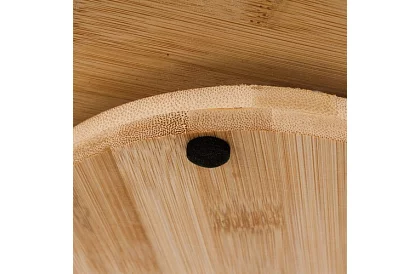 Bambusz forgatható tálca – 33 cm