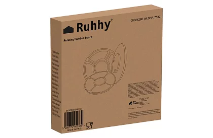 Bambusz forgatható tálca – 33 cm