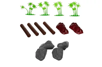 Műanyag állatok – 48 állat a bőröndben