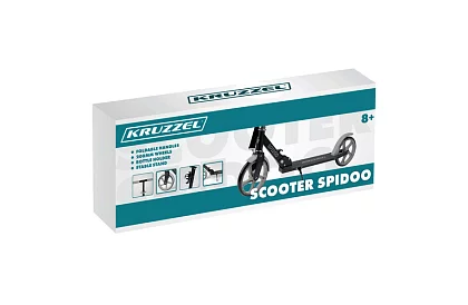 Összecsukható roller Spidoo gyerekeknek - fekete