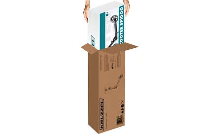 Összecsukható roller Spidoo gyerekeknek - fekete