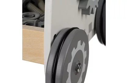 Gyermekműhely fából készült szerszámokkal 3 az 1-ben