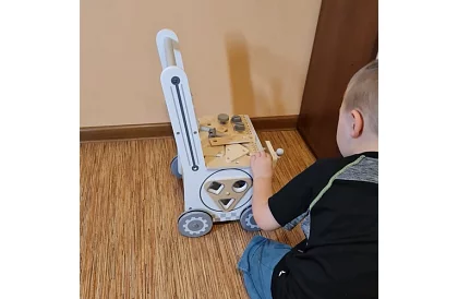 Gyermekműhely fából készült szerszámokkal 3 az 1-ben