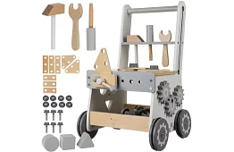 Gyermekműhely fából készült szerszámokkal 3 az 1-ben