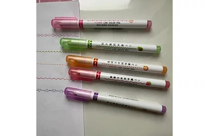 Dekoratív filcek minták készítéséhez - 6 db-os készlet