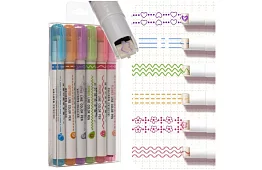 Dekoratív filcek minták készítéséhez - 6 db-os készlet