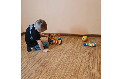 Gyerek bowling készlet - habszivacs bábuk