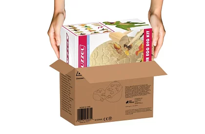 Dinoszaurusz tojás 15 cm - kis régész