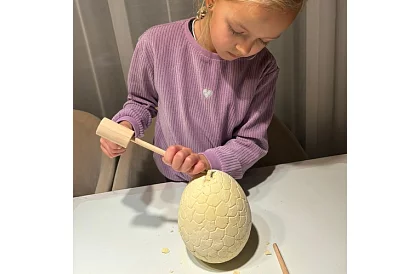 Dinoszaurusz tojás 15 cm - kis régész