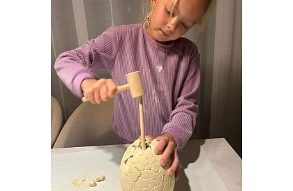 Dinoszaurusz tojás 15 cm - kis régész