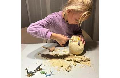 Dinoszaurusz tojás 15 cm - kis régész