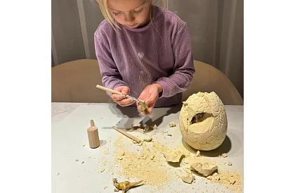 Dinoszaurusz tojás 15 cm - kis régész