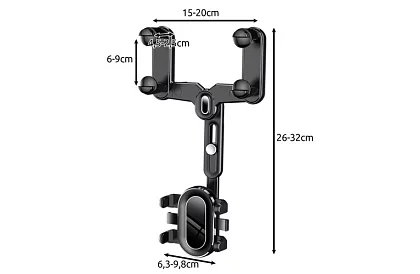 Telefon tartó a visszapillantó tükörhöz