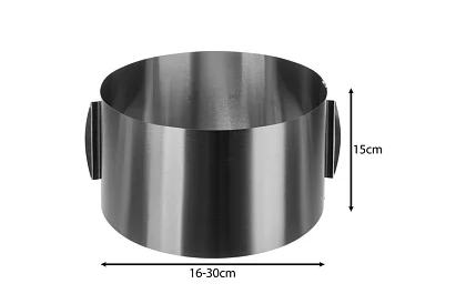 Állítható tortaforma 16-30 cm – magassága 15 cm