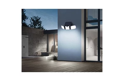 LED Napelemes lámpa – mozgás- és szürkületérzékelővel