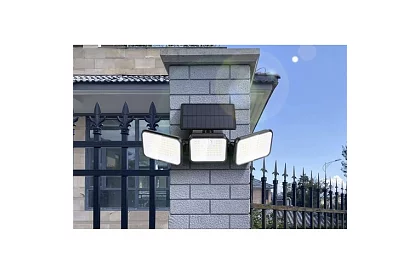 LED Napelemes lámpa – mozgás- és szürkületérzékelővel