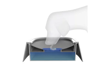 Vízsáló tál + utazó tál szettben