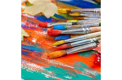 Akrilfesték készlet – 24 x 12 ml + paletta