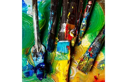 Akrilfesték készlet – 24 x 12 ml + paletta