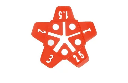 Kiegyenlítő rendszer a burkolatokhoz – 100 klipsz + 50 csillag + 2 kulcs