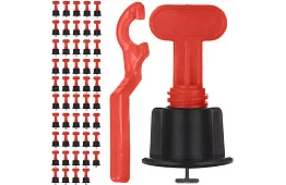 Kiegyenlítő rendszer a burkolatokhoz – 50 klipsz + kulcs