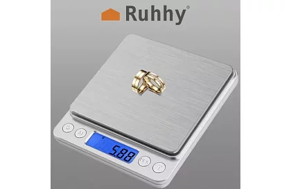 Digitális konyhai mérleg 500 g-ig – pontosság 0,01 g