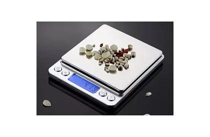 Digitális konyhai mérleg 500 g-ig – pontosság 0,01 g