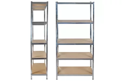 Raktári polc – 5 polc – 220 × 100 × 45 cm