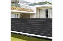 Árnyékoló szalag kerítéshez antracit panel 450 g/m2 - 4,75 cm × 35 m