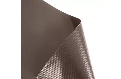 Árnyékoló szalag kerítésre barna panel 630 g/m2 + klipszek